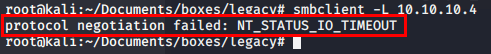 LegacySMBClientTimeout